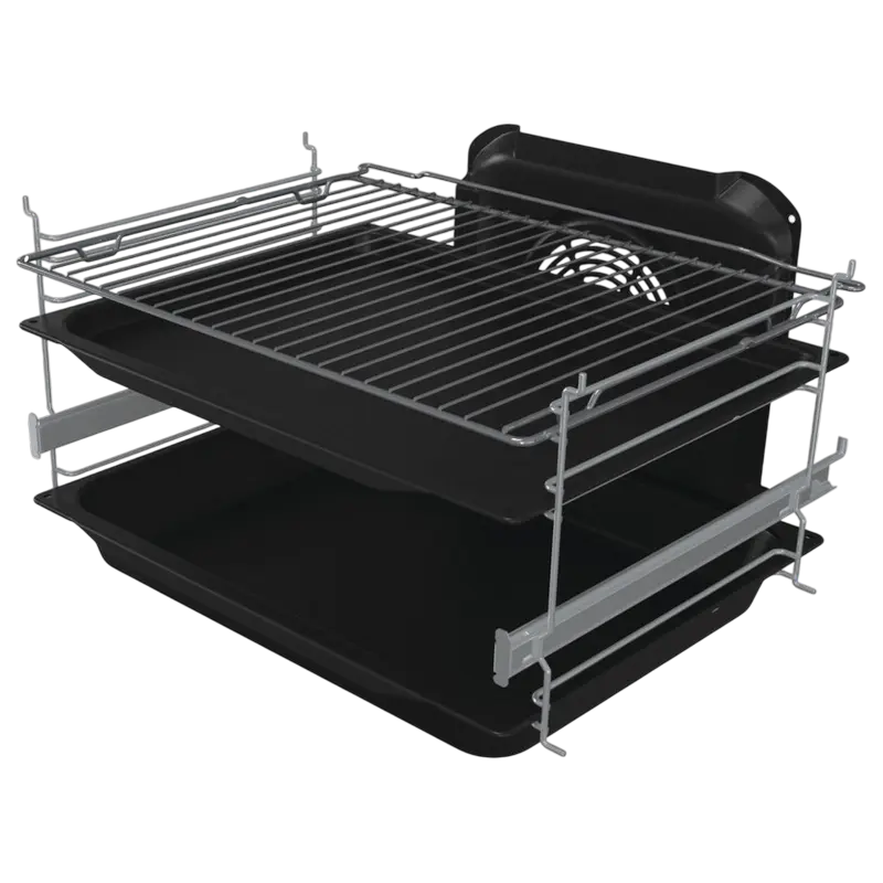 Aragaz Mixt Gorenje GKS6C71WF, Plită gaz, Cuptor electric 71 l, Convecție, AirFry, Ghidaje telescopice (Alb) [7]