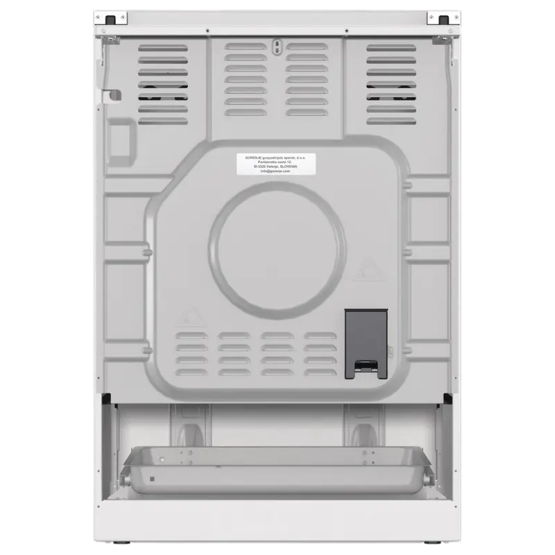 Aragaz Mixt Gorenje GKS6C71WF, Plită gaz, Cuptor electric 71 l, Convecție, AirFry, Ghidaje telescopice (Alb) [13]