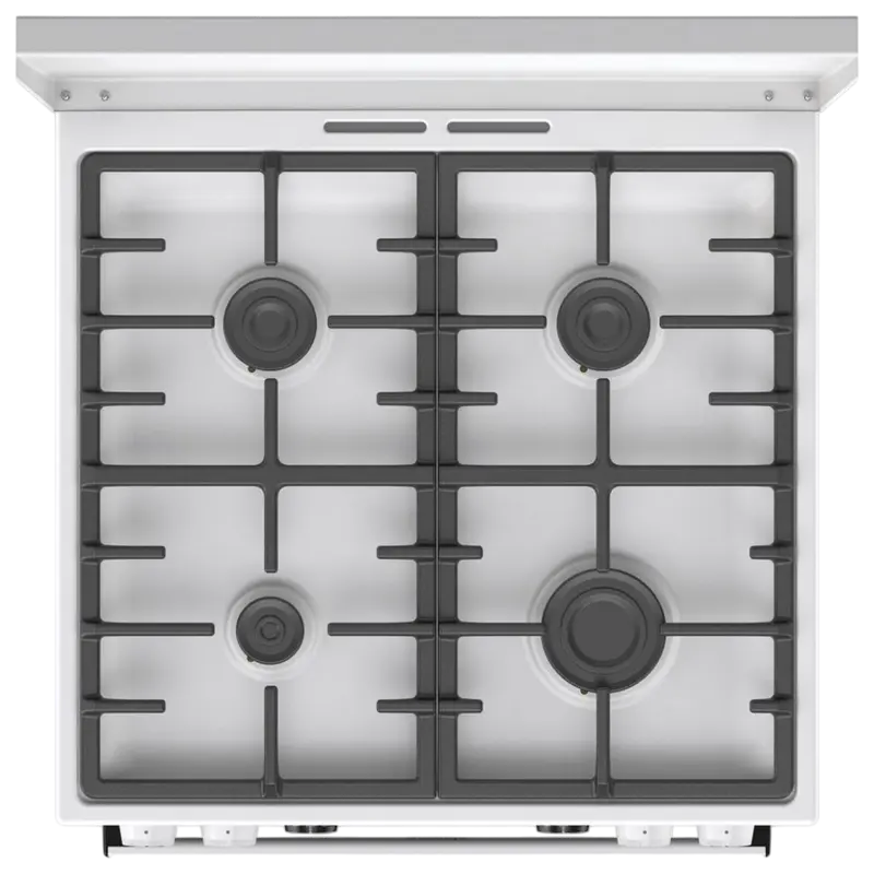 Aragaz Mixt Gorenje GKS6C71WF, Plită gaz, Cuptor electric 71 l, Convecție, AirFry, Ghidaje telescopice (Alb) [8]