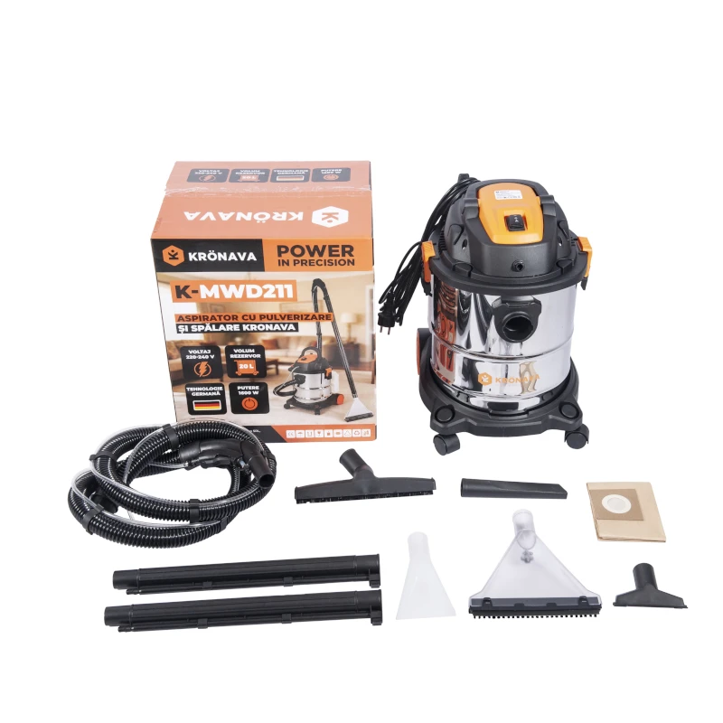 Aspirator de pulverizare și spălare Kronava K-MWD211 5 în 1 – Curățenie profundă și ușoară! [6]