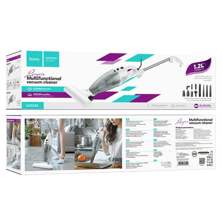 Aspirator HJD23A Limpio - Putere de 500W și Forță de Aspirație 15000Pa [6]