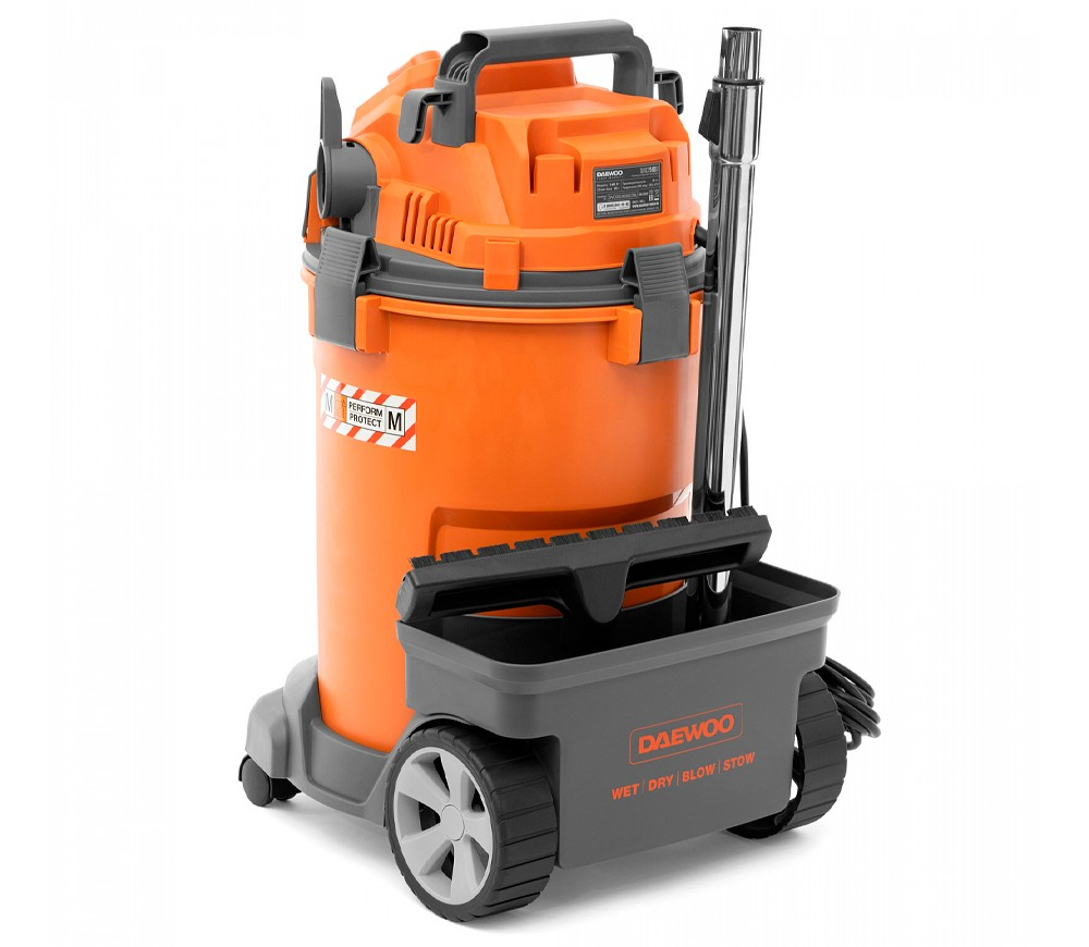 Aspirator industrial DAEWOO DAVC 2500SD (1200 W, 175 mbar, Cuvă 25 L, Uscat/Umed, Filtru HEPA, Priză pentru scule) [5]