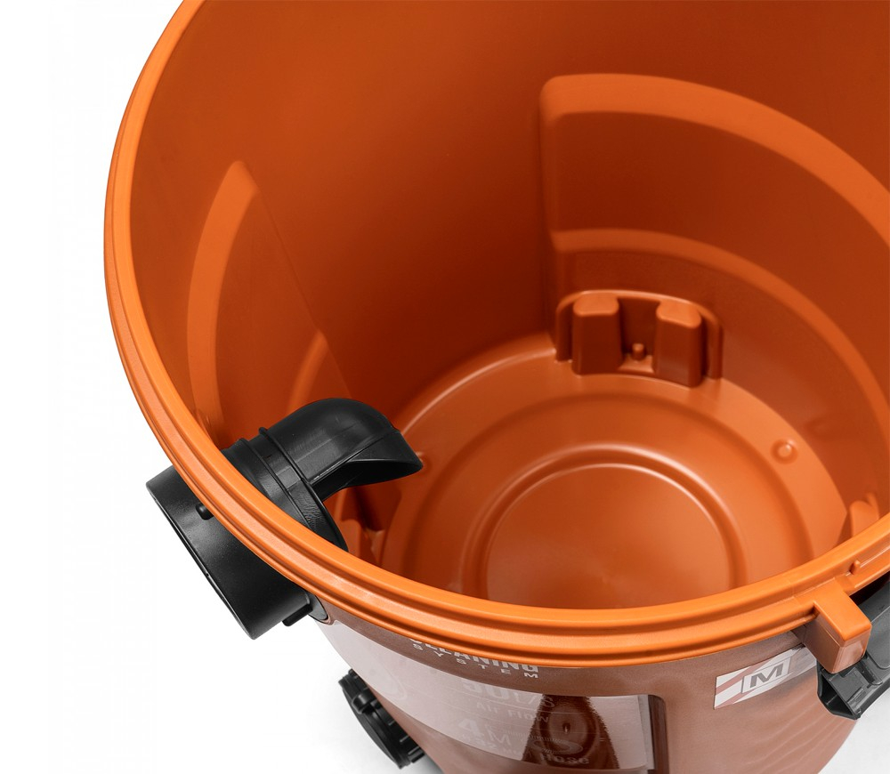 Aspirator industrial DAEWOO DAVC 2500SD (1200 W, 175 mbar, Cuvă 25 L, Uscat/Umed, Filtru HEPA, Priză pentru scule) [8]