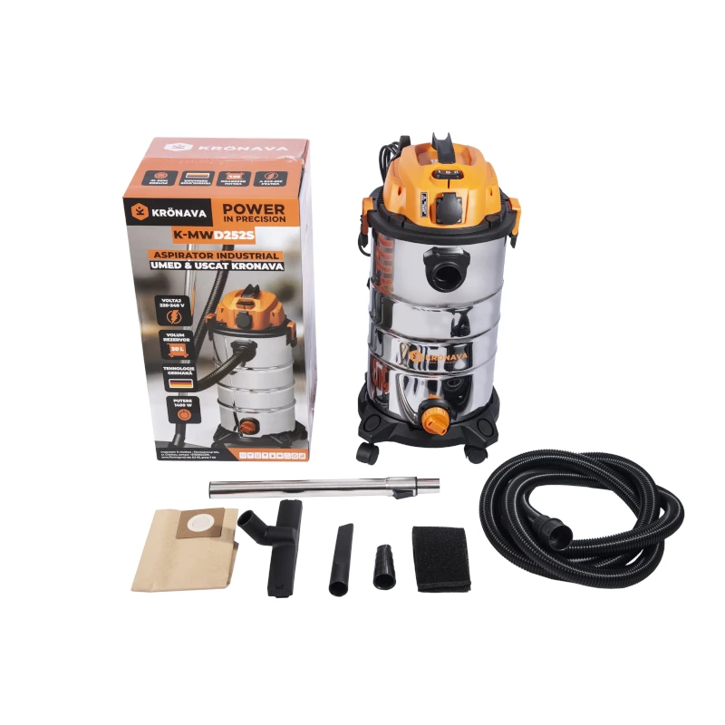 Aspirator industrial umed si uscat Kronava K-MWD252S – Putere maxima, curatenie fara compromisuri! [3]