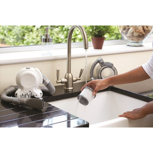 Aspirator manual cu acumulator Black+Decker 14.4V Li-Ion Flexi Pet Vac PD1420LP-QW [6]
