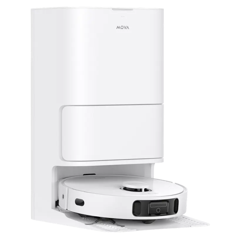 Робот-пылесос Mova E40 Ultra Белый – Умная уборка с сушкой швабры горячим воздухом и автономией 260 мин! [7]