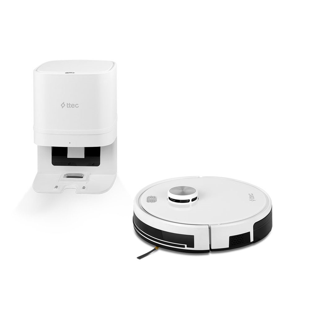 Робот-пылесос Ttec Robi ProMaster+ с функцией влажной уборки и системой автоматического опорожнения контейнера [3]