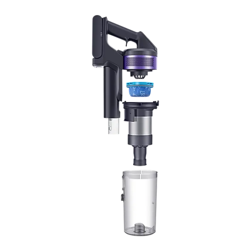Aspirator Vertical Samsung Jet 60 pet VS15A6031R4/EV (410 W, Putere aspirare 150 W, Multiciclon 0.8 L, Filtrare 5 etape, Autonomie 40 min, Violet) [3]