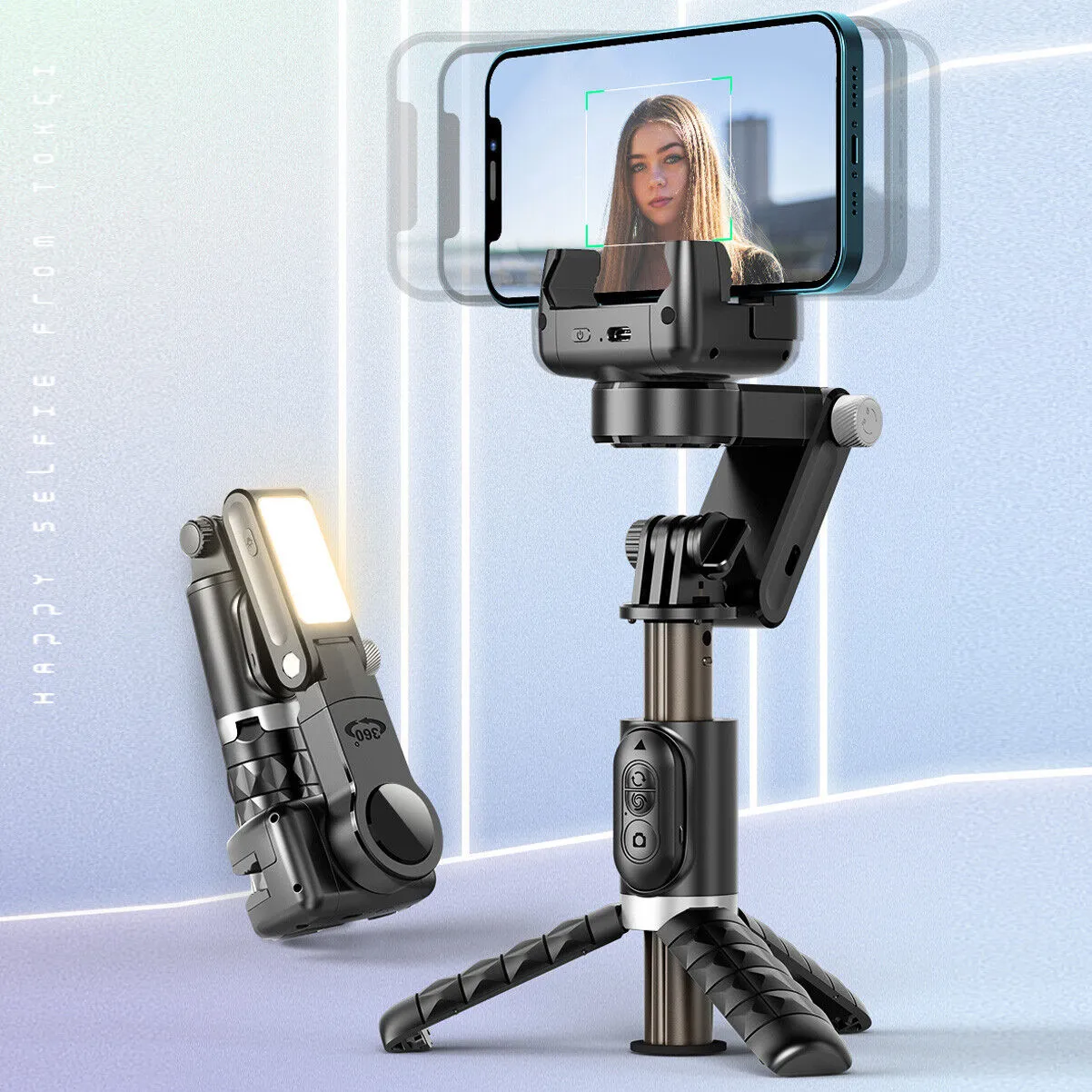 Tripod Auto-Tracking Gimbal Wi-SE006, Negru – Stabilizare Avansată pentru Filmări Profesionale [2]