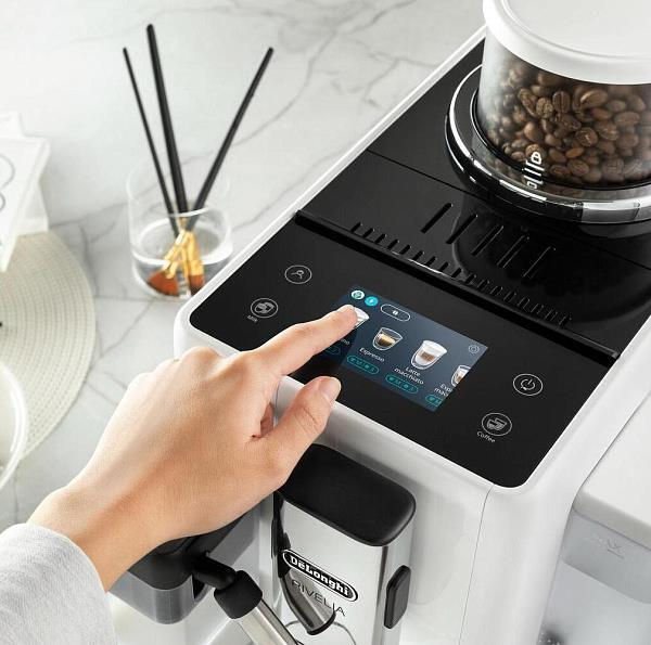 Automat de cafea DeLonghi Rivelia Perfetto EXAM440.55.W, Alb [3]