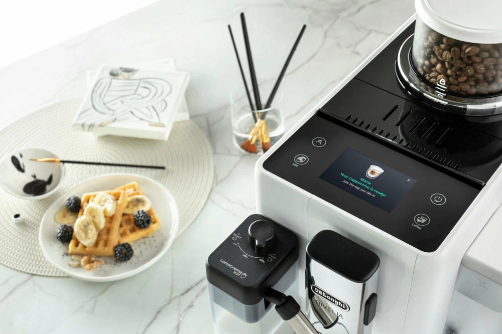 Automat de cafea DeLonghi Rivelia Perfetto EXAM440.55.W, Alb [8]