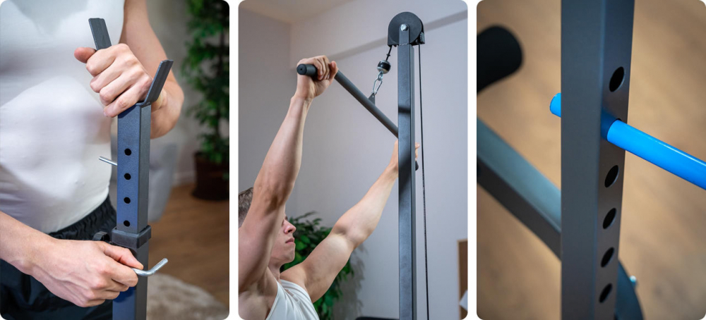 Bancă ajustabilă pentru exerciții de forță Thunder VIGOR-C [7]