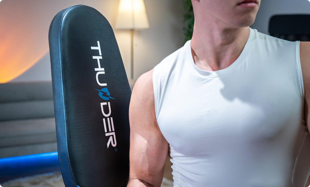 Bancă pliabilă pentru fitness și forță Thunder QUICK [12]
