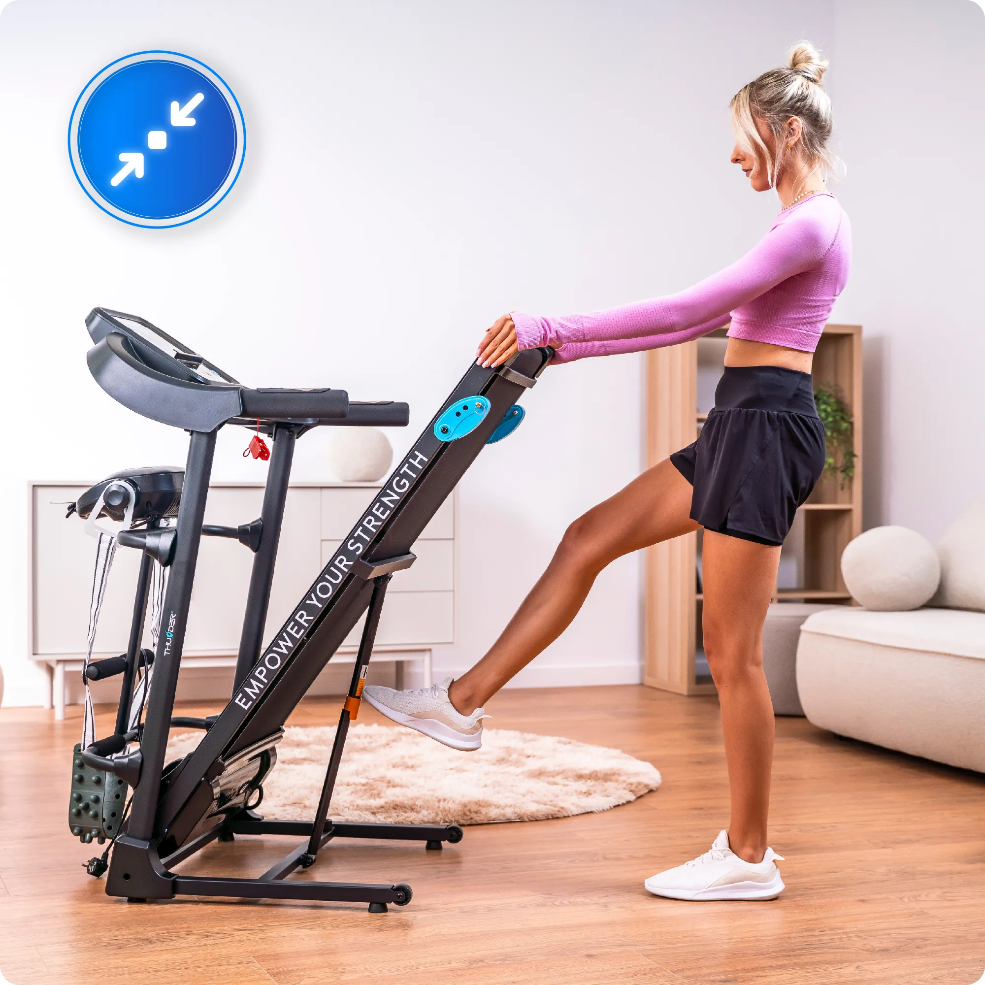 Banda de alergare electrică THUNDER® G8000-D – Antrenamente profesionale chiar la tine acasă! [4]