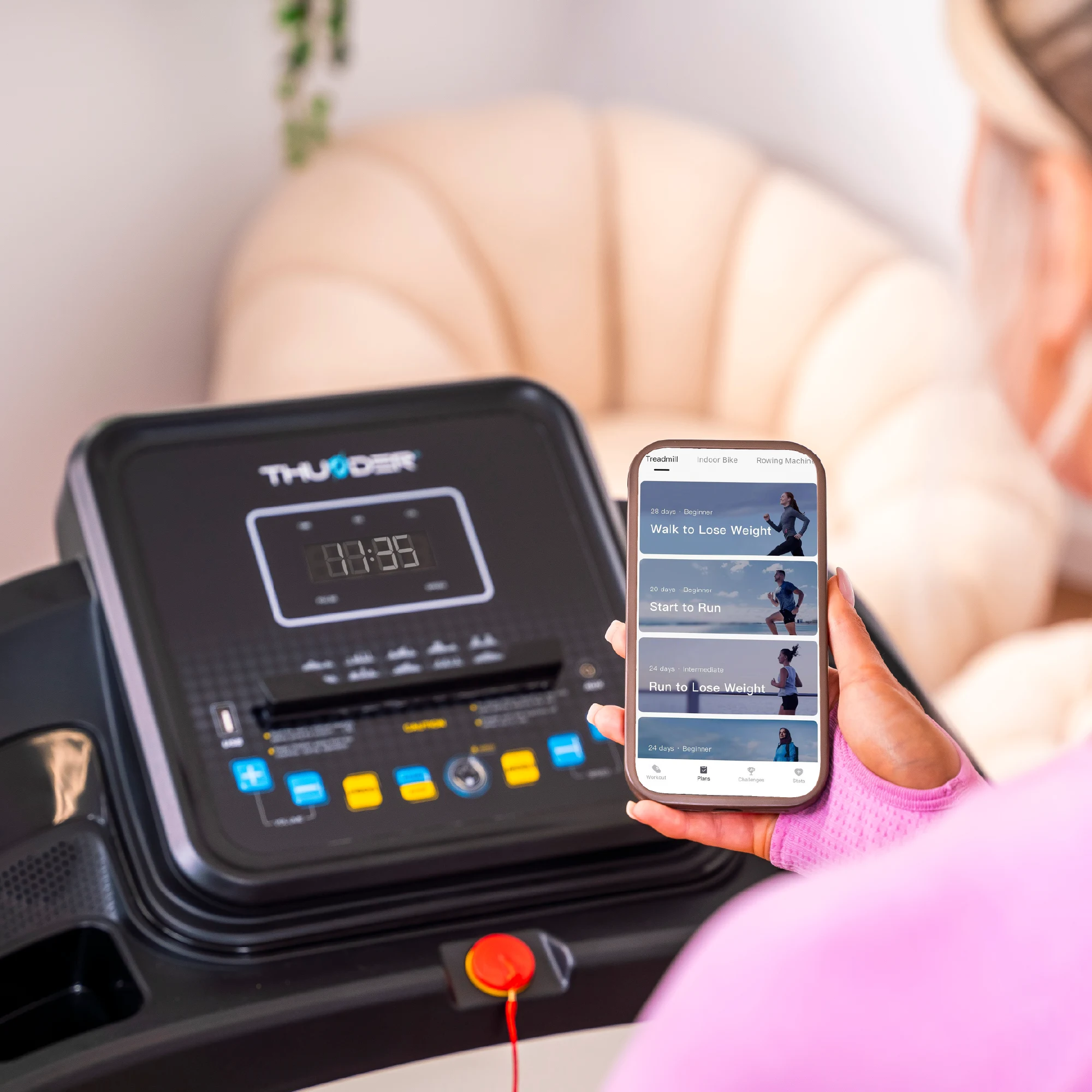 Banda de alergare electrică THUNDER® G8000-D – Antrenamente profesionale chiar la tine acasă! [3]