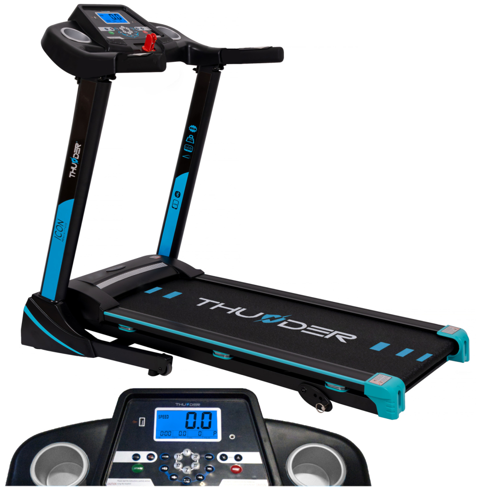 Bandă de alergare electrică THUNDER ICON-BLACK [2]
