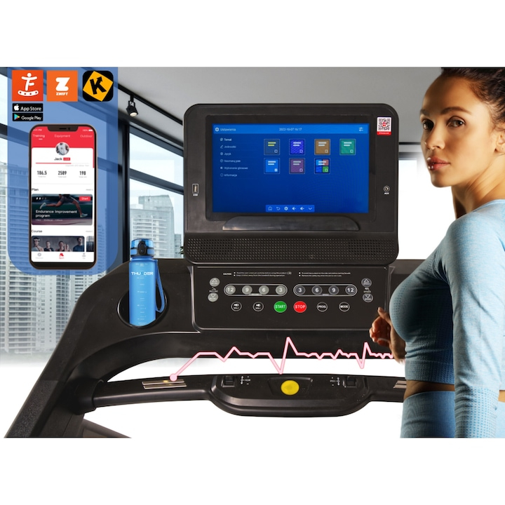 Электрическая беговая дорожка THUNDER IGNITE-S-TFT Black – Профессиональная производительность для тренировок дома или в зале [6]