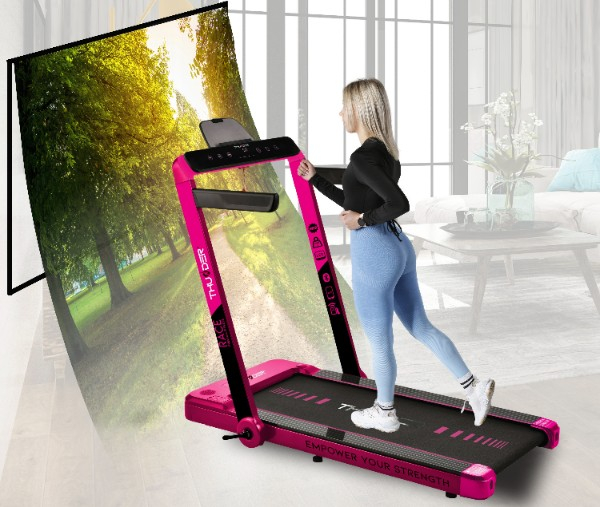 Беговая дорожка THUNDER® RACE-PINK — Элегантность и мощность для домашних тренировок [8]