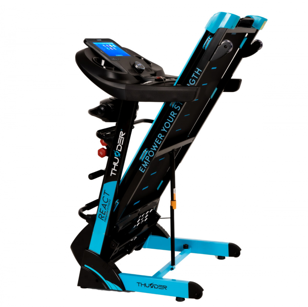 Banda de alergare electrica THUNDER REACT-DS, Viteza maxima 18km/h, maxima suportata 160kg, Black [2]