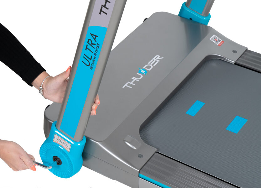 Banda de alergare electrica THUNDER ULTRA, Viteza maxima 16km/h, maxima suportata 160kg, Silver [7]