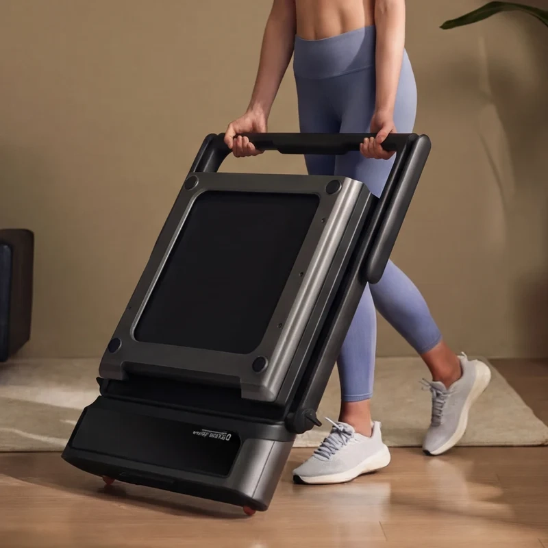 Bandă de alergat electrică Kingsmith WalkingPad R3 Hybrid Plus (Motor 1.0 CP, Viteză max. 12 km/h, Sarcină max. 120 kg, Pliabilă 180°, Bluetooth, Telecomandă, Negru) [3]