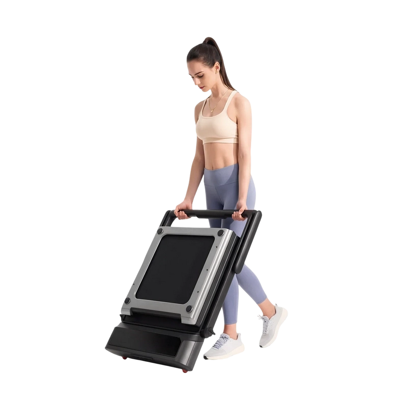 Bandă de alergat electrică Kingsmith WalkingPad R3 Hybrid Plus (Motor 1.0 CP, Viteză max. 12 km/h, Sarcină max. 120 kg, Pliabilă 180°, Bluetooth, Telecomandă, Negru) [5]