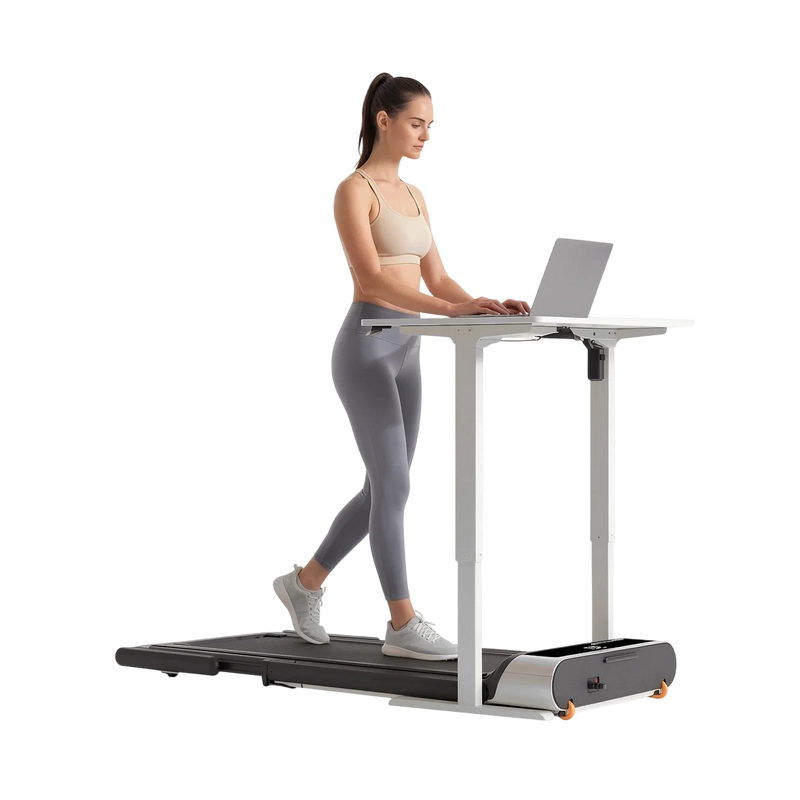 Bandă de alergat electrică Kingsmith WalkingPad R3 Hybrid Plus (Motor 1.0 CP, Viteză max. 12 km/h, Sarcină max. 120 kg, Pliabilă 180°, Bluetooth, Telecomandă, Negru) [4]