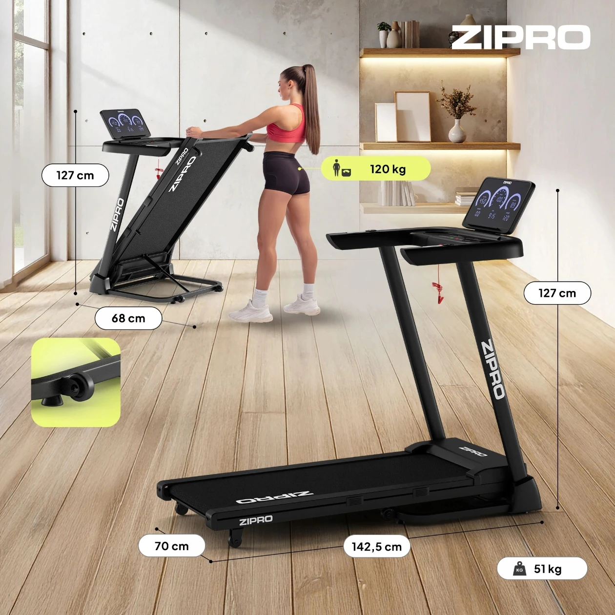 Беговая дорожка Zipro Luma [5]