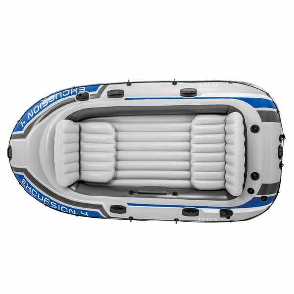 Barca gonflabilă INTEX Excursion 4 – ideală pentru aventuri pe apă cu familia sau prietenii [5]