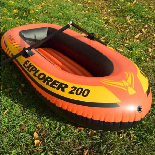 Barca gonflabilă Explorer 200 cu vâsle și pompă, 185x94x41 cm, până la 95 kg, 6+ [4]