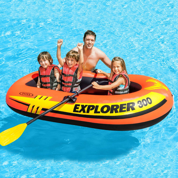 Barca gonflabilă “Explorer 300” cu vâsle și pompă [2]