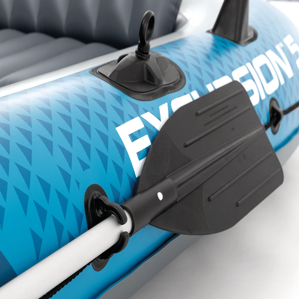 Barcă gonflabilă Intex Excursion 5 cu vâsle și pompă – Spațiu mare, stabilitate și confort pe apă [7]