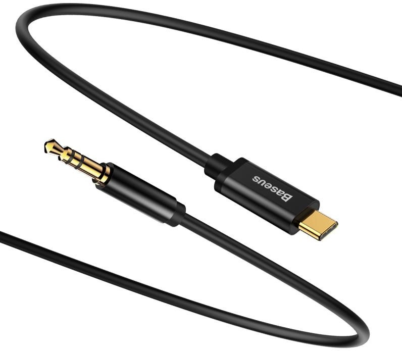 Baseus Cable Audio Type-C to 3.5 M01, Black - Conexiune Audio de Înaltă Calitate [2]