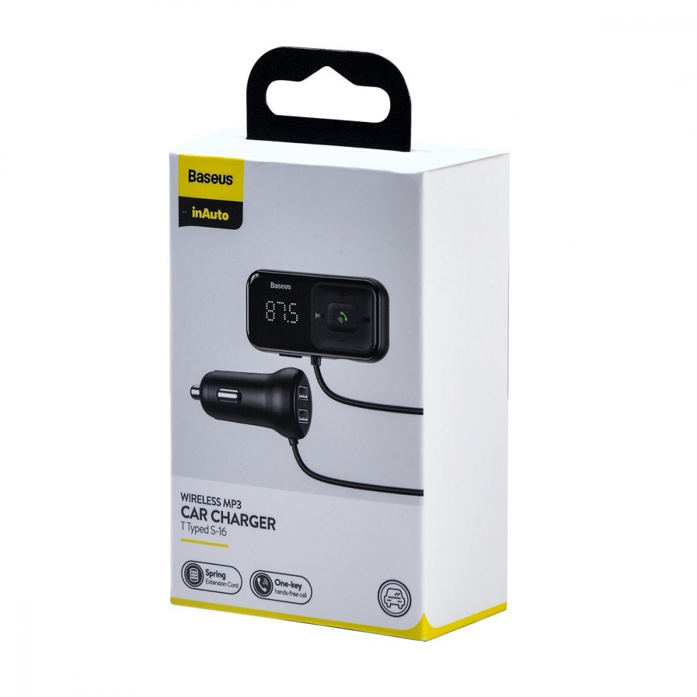 Baseus Car Charger MP3 Typed S-16 2xUSB 3.1A, Black [1]