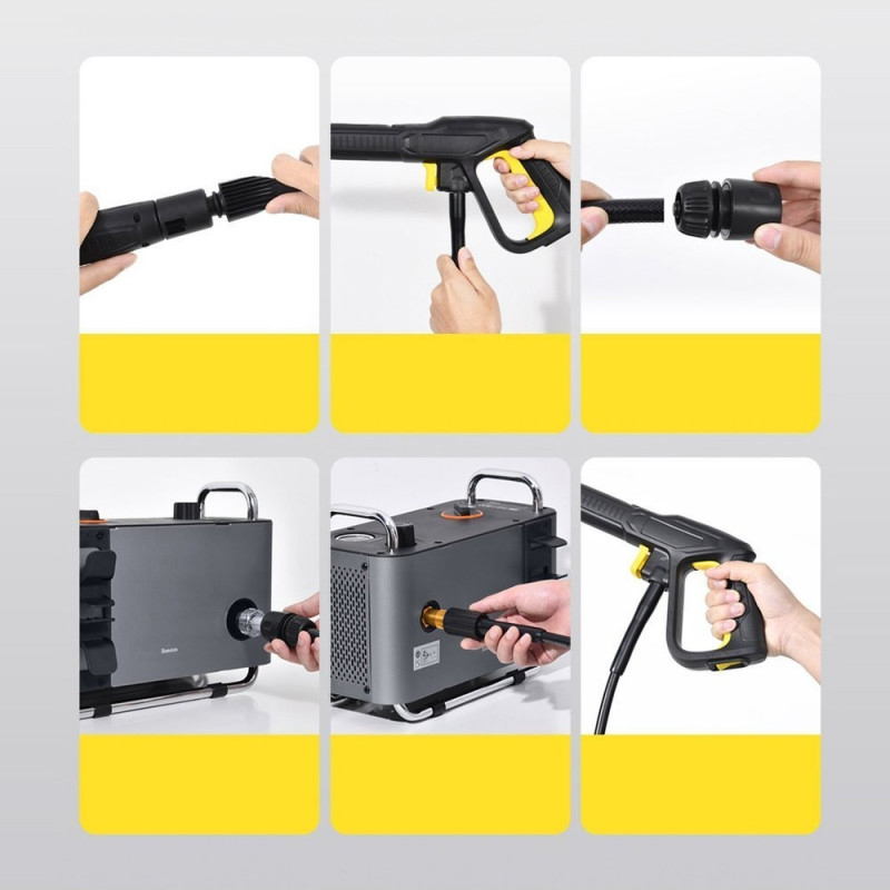 Baseus F1 Car Pressure Washer EU, Tarnish – Curățare Profesională, Direct la Tine Acasă [5]