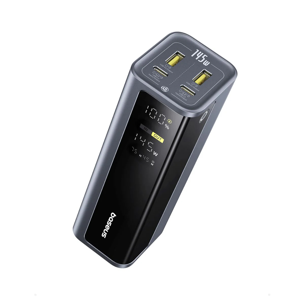 Baterie externă Baseus EnerGeek GP12 Power Bank 20800mAh 145W cu cablu Type-C (0.3m), Afișaj Digital, Space Grey [2]