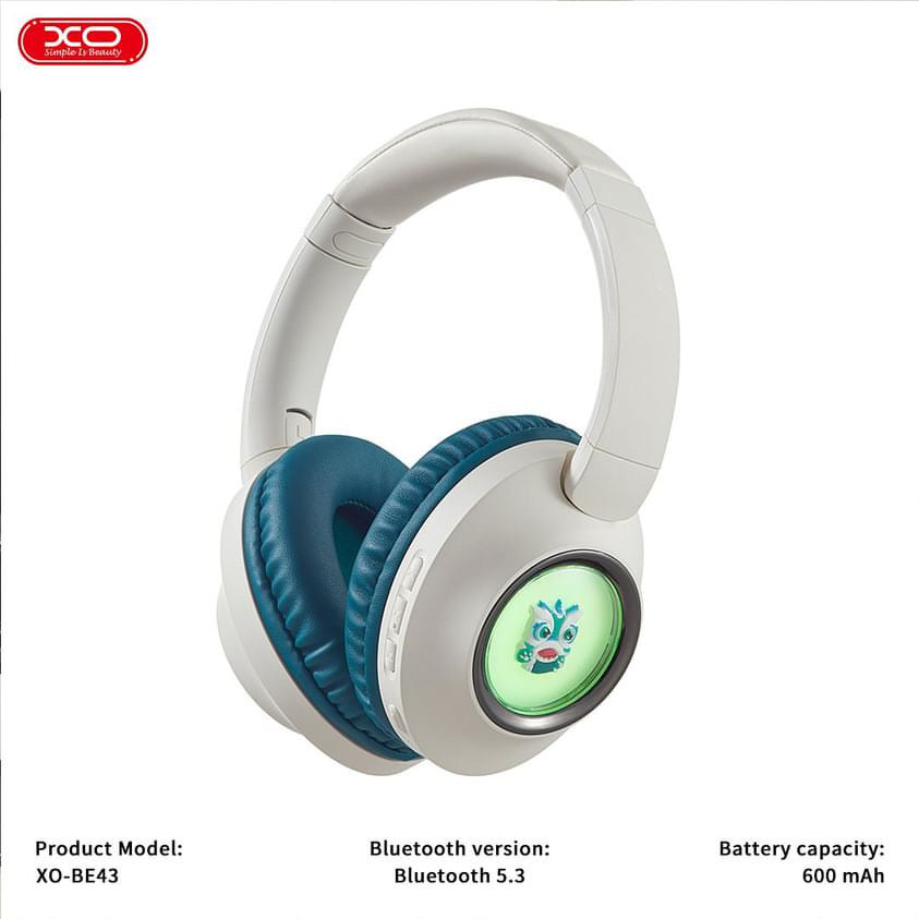 BE43 Lion Dancing Folding Headband Bluetooth Headset green [1]