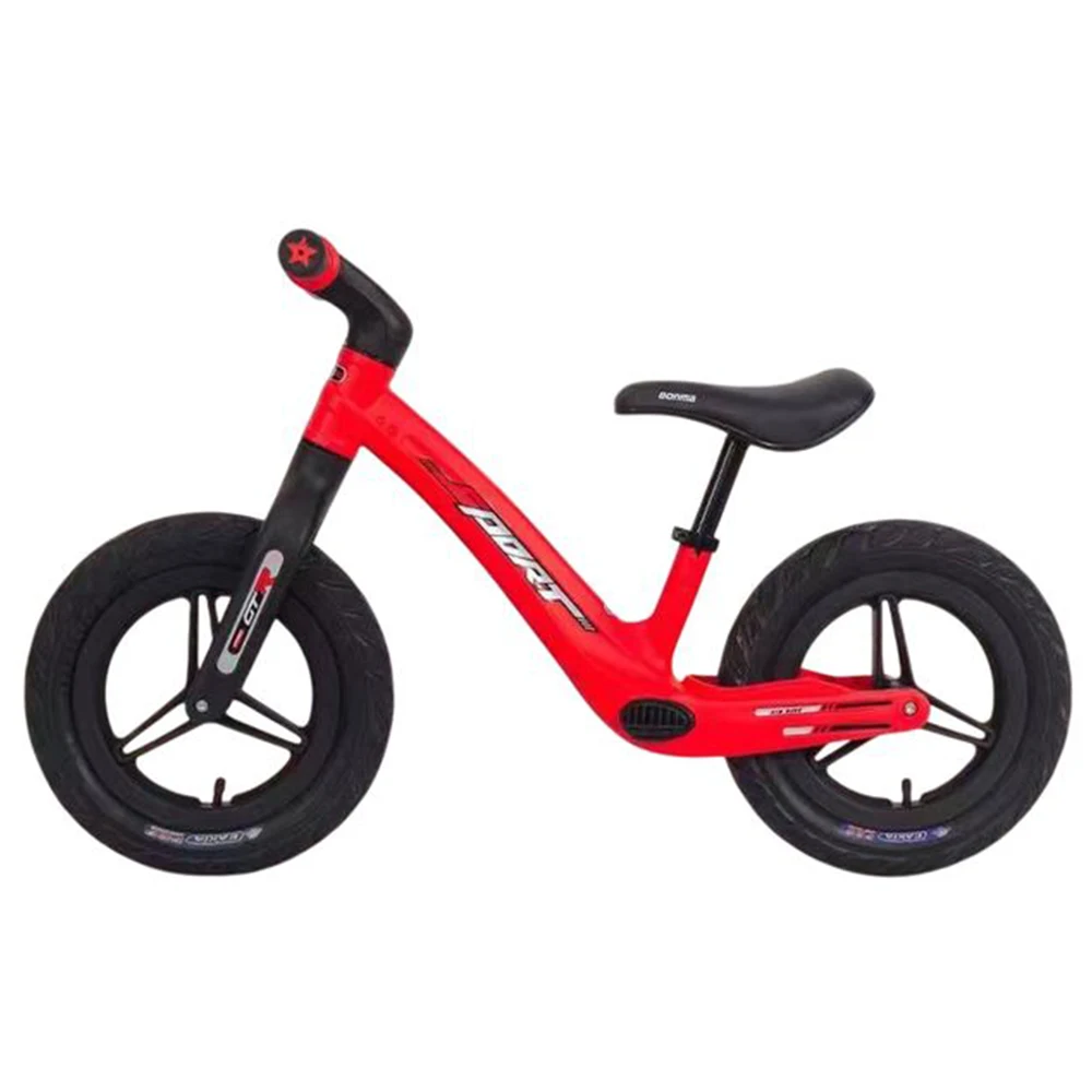 Bicicletă roșie fără pedale Richi [1]