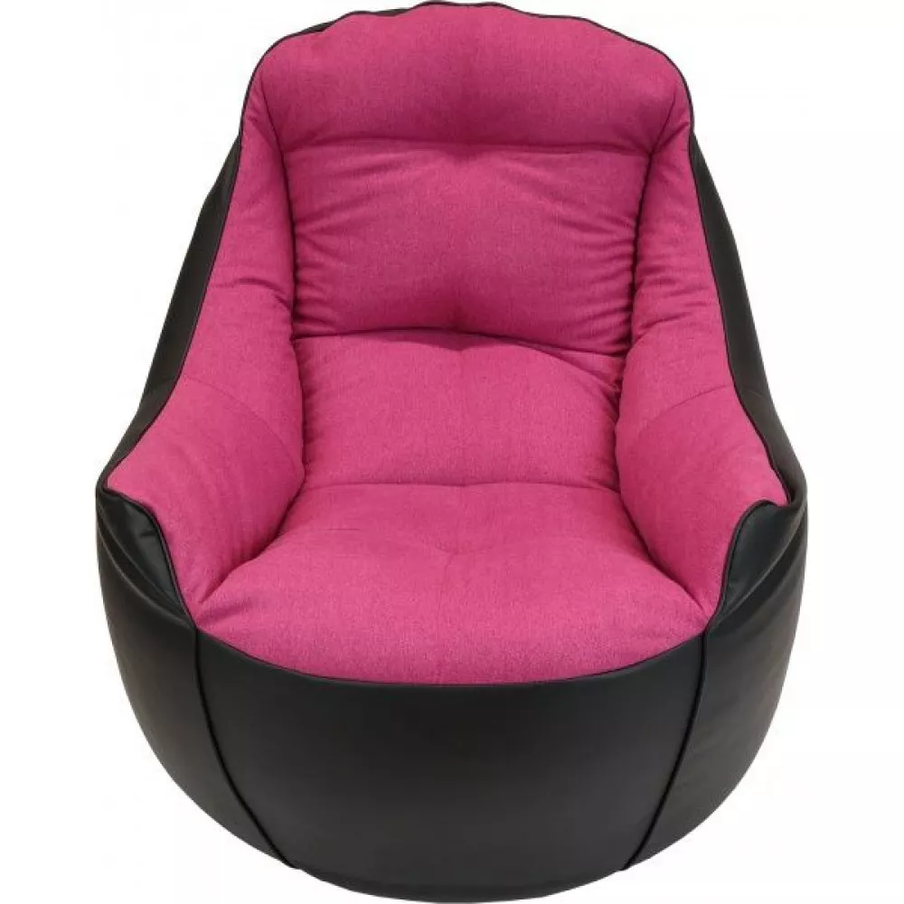 Fotoliu fără carcasă BigBoss Negru-Mov – Eleganță dark și confort absolut [2]