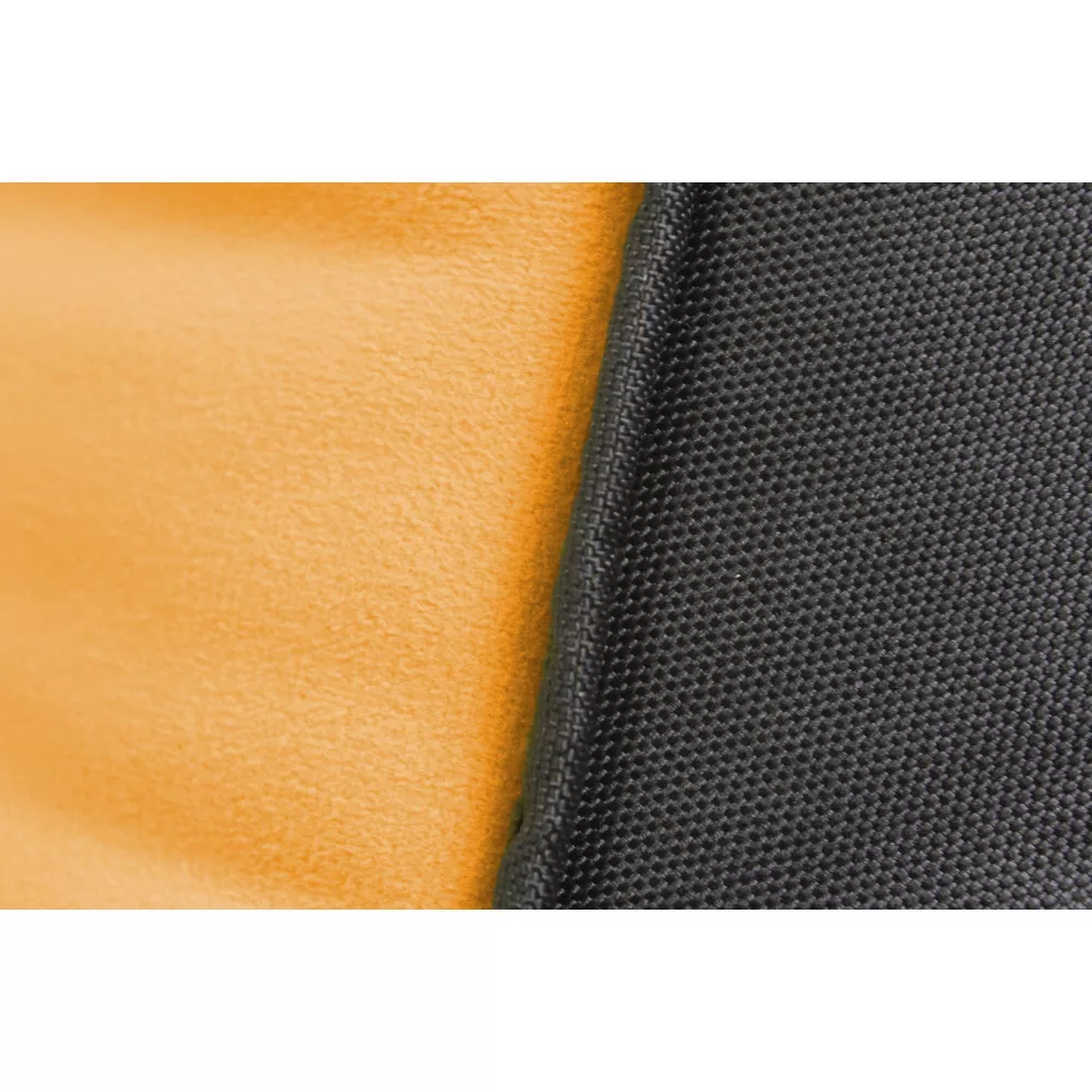 Fotoliu fără carcasă BigBoss din velur și Oxford, culoare negru cu oranj [5]