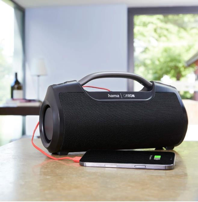 Boxă Bluetooth CANTON Mate Pro – 60 W, sunet 360°, baterie 12 ore, IPX6, neagră – bestia portabilă germană [6]