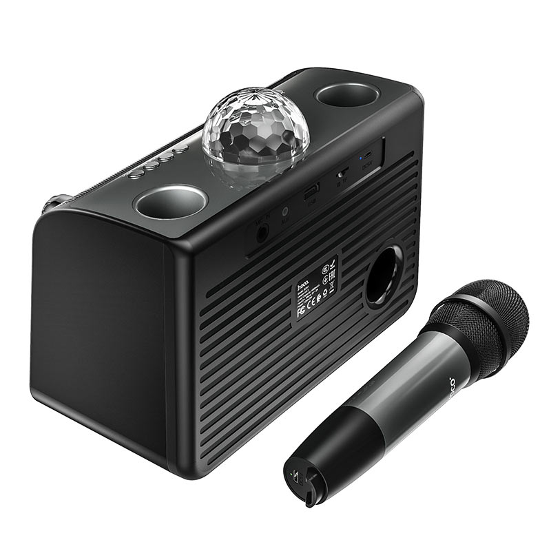 Портативная Караоке Колонка BS41 Plus – Чистый звук, два микрофона и до 8 часов музыки [5]