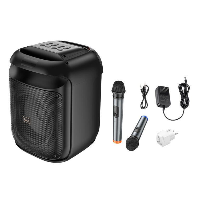 Boxă Portabilă HA13 Ramon – Putere de 60W și Două Microfoane Wireless [4]