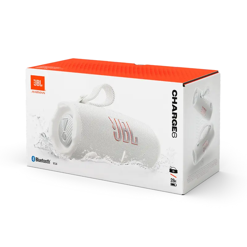 Boxă portabilă JBL Charge 6, Alb [5]
