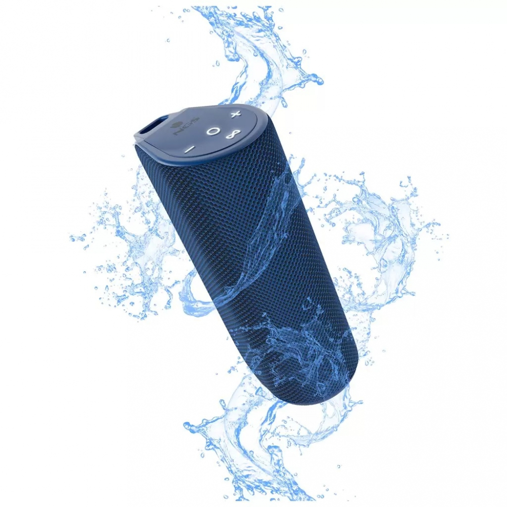 Boxă ROLLER REEF BT, 20W albastră, IP67 rezistentă la apă, TWS/AUX IN - baterie de 20 ore [2]