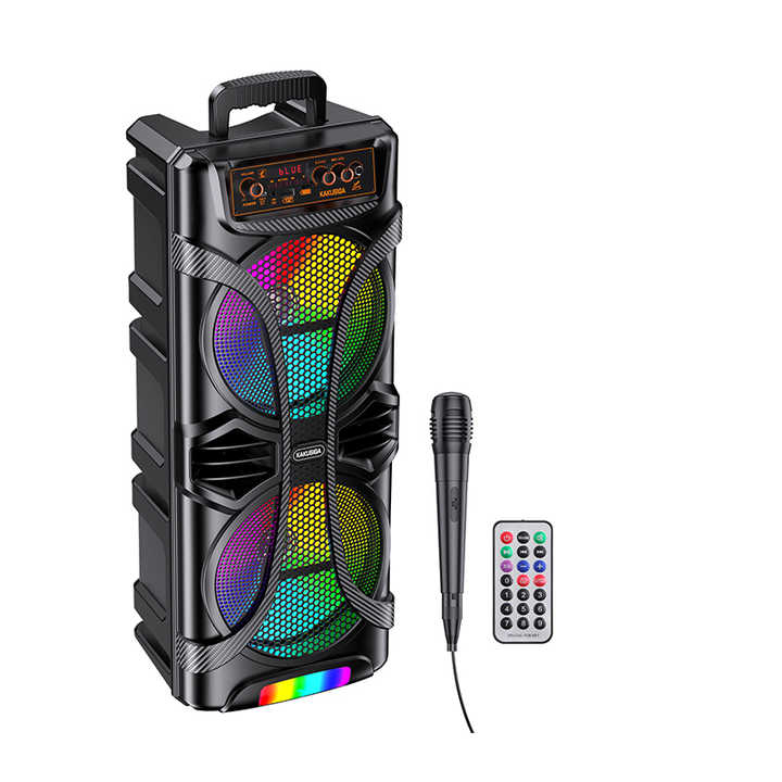 Boxă wireless KK-8213 JIXIAN cu lumini colorate – Petrecerea începe cu un singur clic! [1]