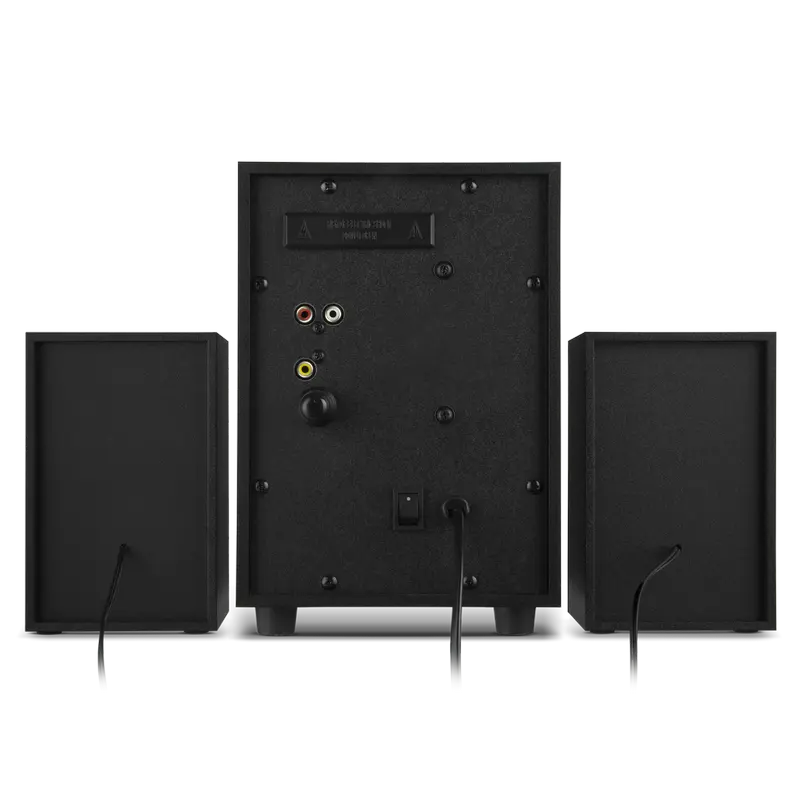 Акустическая система 2.1 CH SVEN MS-312, Черная – Мощный и Чистый Звук для Офиса или Дома [7]