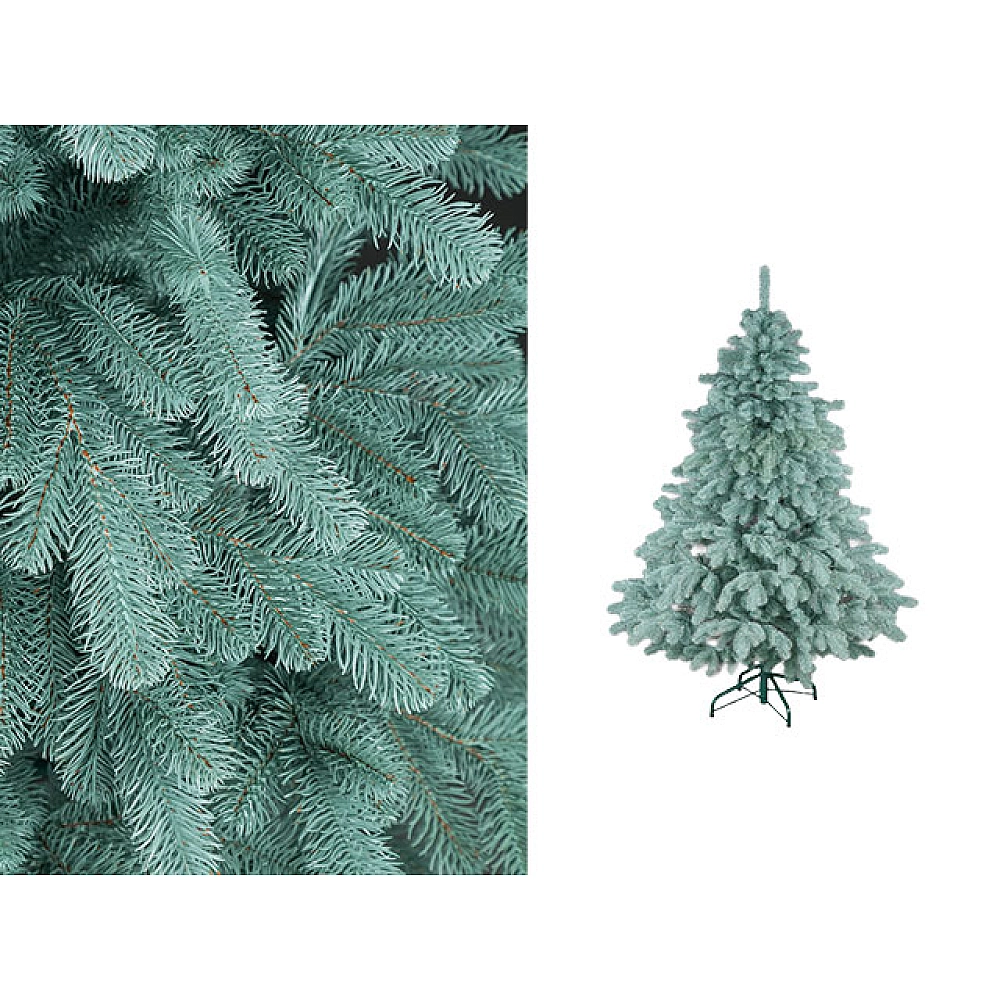 Искусственная ёлка Kovalevskaia голубая, литые иголки, 150 см, 237 веток – декоративная ёлка [1]