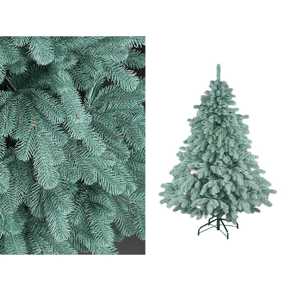 Искусственная ёлка Kovalevskaia голубая, литые иголки, 180 см, 365 веток – средняя ёлка [1]