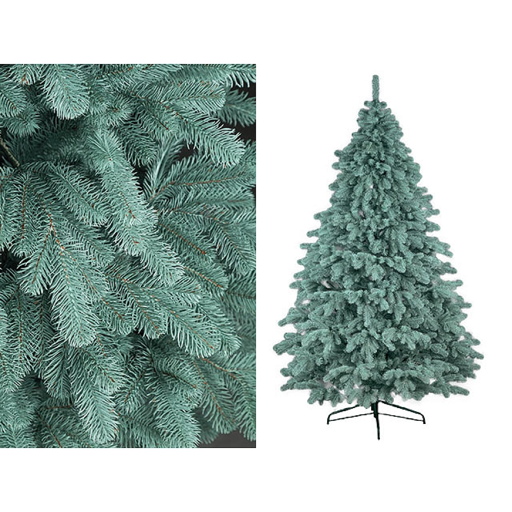 Искусственная ёлка Kovalevskaia голубая, литые иголки, 210 см, 484 ветки – элегантная ёлка [1]